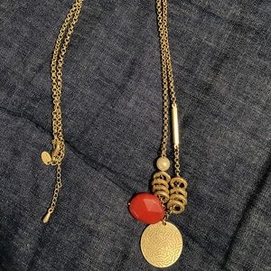 Lia Sophia Long Gold Necklace